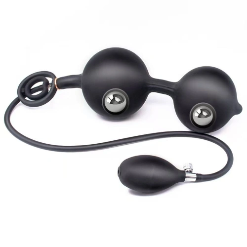 Надуваеми анални топчета от силикон Dual Pleasure Balls