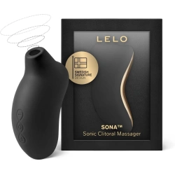Луксозен безконтактен клиторен стимулатор Lelo Sona черен