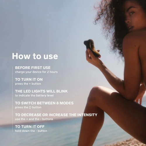 Луксозен безконтактен клиторен стимулатор Lelo Sona Cerise [4]