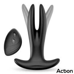 Разтварящ се вибриращ анален плъг с дистанционно Pinsy