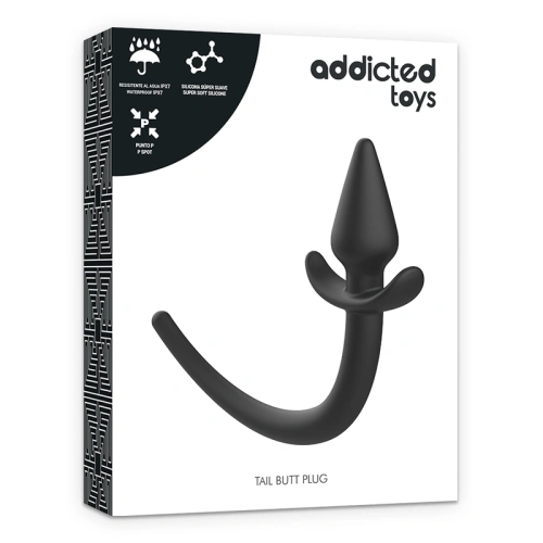 Анален разширител от силикон с опашка Addicted Toys [4]