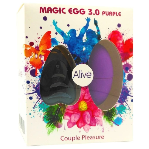 Вибро яйце с безжично дистанционно Magic Egg лилаво [6]