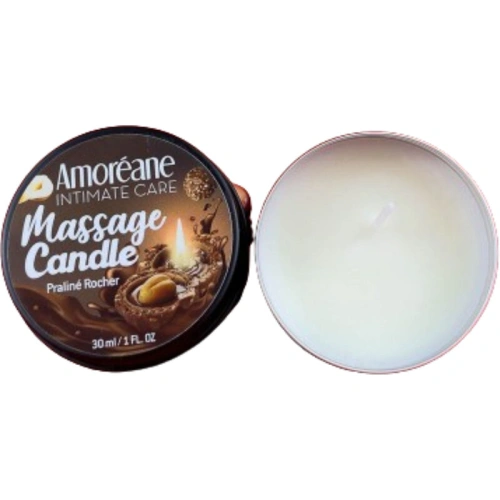 Масажна свещ с аромат на пралини Amoreane 30 мл [1]