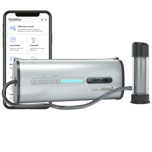 Autoblow VacuGlide 2 Интерактивен засмукващ мастурбатор 