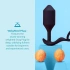 B-Vibe Snug & Tug Разширител с тежести и пенис пръстен [6]