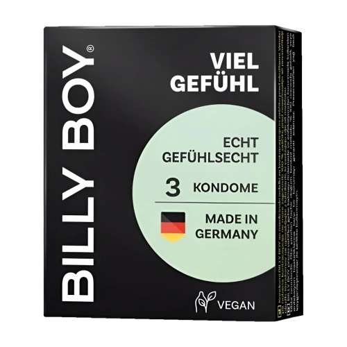 9 бр. (3х3) Класически презервативи Billy Boy Viel Gefuhl