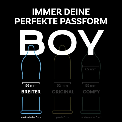 9 бр. (3х3) Класически презервативи Billy Boy Viel Gefuhl [2]