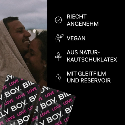 9 бр. (3х3) Задържащи презервативи Billy Boy Langer Lieben [4]