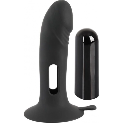 Комплект вибриращи секс играчки за жени от силикон с дистанционно Black Velvets [2]