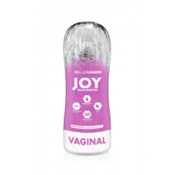 Прозрачен еластичен мастурбатор с релеф Junker Joy Vaginal