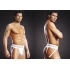 Мъжки слипове Blue Line Jock Strap бели [2]