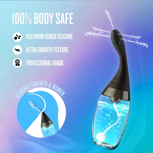 Автоматичен вибриращ анален душ с дистанционно Aqua Jet [10]