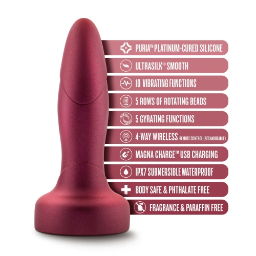 Вибриращ анален разширител Anal Adventures Atomic Plug [6]