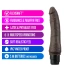 Реалистичен вибратор Dr. Skin Vibe 7 шоколад [6]