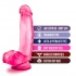 Гъвкаво джели дилдо с тестиси Sweet and Hard [4]