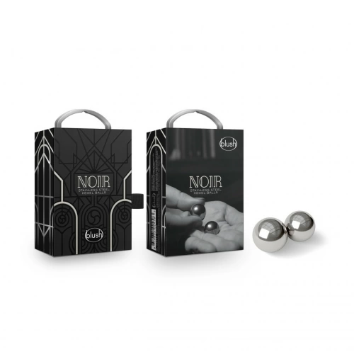 Метални вагинални топчета от неръждаема стомана Noir [2]