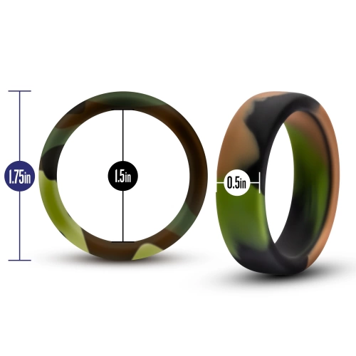 Пенис пръстен от 100% силикон Performance Camo камуфлажен [3]