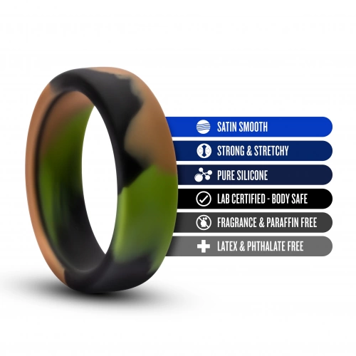 Пенис пръстен от 100% силикон Performance Camo камуфлажен [2]