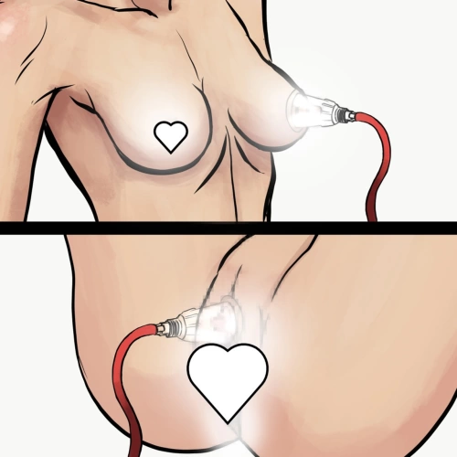 Вакуумни стимулатори Temptasia Clit and Nipple [8]