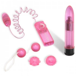 Комплект секс играчки 5 бр. Classic Crystal розов