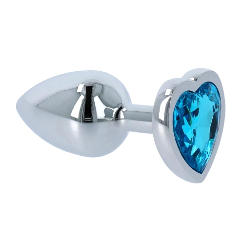 Aнален разширител със син кристал сърце Heart Plug [4]