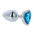 Aнален разширител със син кристал сърце Heart Plug [4]