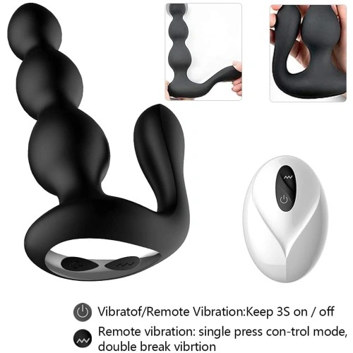 Вибриращ двоен стимулатор Massage Vibrator [5]