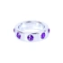 Метален пенис пръстен Purple Diamonds 4,5 см.  [2]