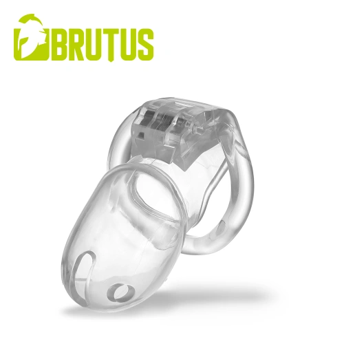 Прозрачна пенис клетка с 4 пръстена Brutus Stealth Cage [1]
