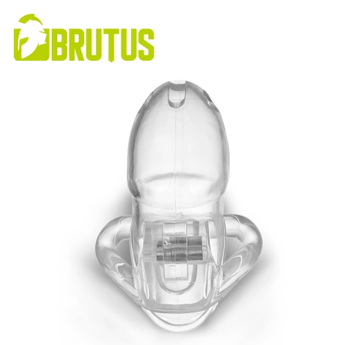 Прозрачна пенис клетка с 4 пръстена Brutus Stealth Cage [3]