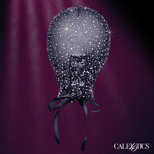 Фетиш маска за глава с кристали Calexotics Radiance [6]
