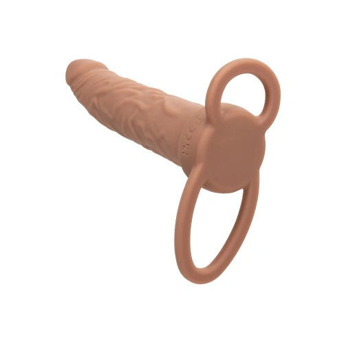 Вибриращо дилдо с пенис пръстен Dual Penetrator мока [7]