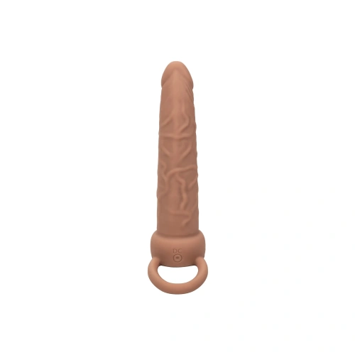 Вибриращо дилдо с пенис пръстен Dual Penetrator мока [3]