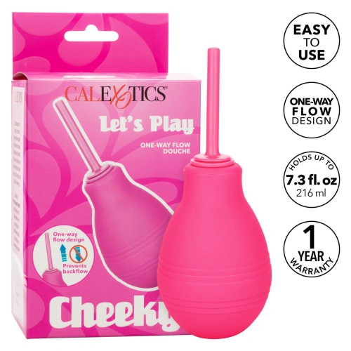 Душ с невъзвръщаема клапа Calexotics Cheeky розов [6]