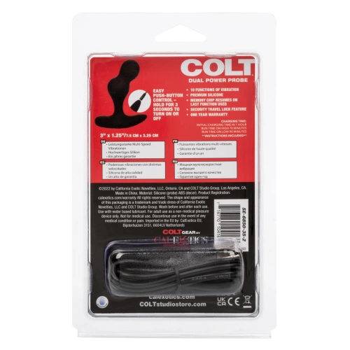 Вибриращ простатен стимулатор от силикон Colt [8]