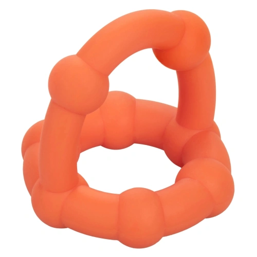 Двоен пенис пръстен от силикон Alpha Ring  [4]