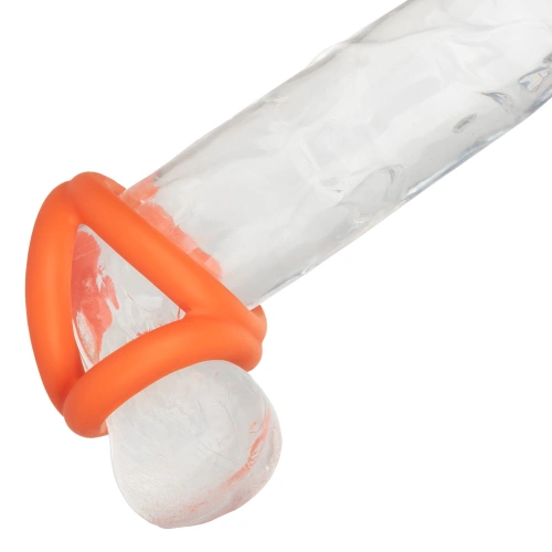 Троен пенис пръстен от силикон Calexotics Alpha Tri-Ring