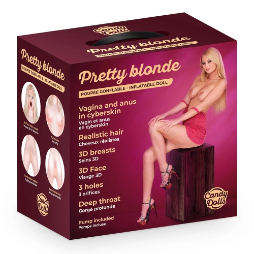 Надуваема секс кукла с вагина и анус от кибер кожа Pretty Blonde [6]