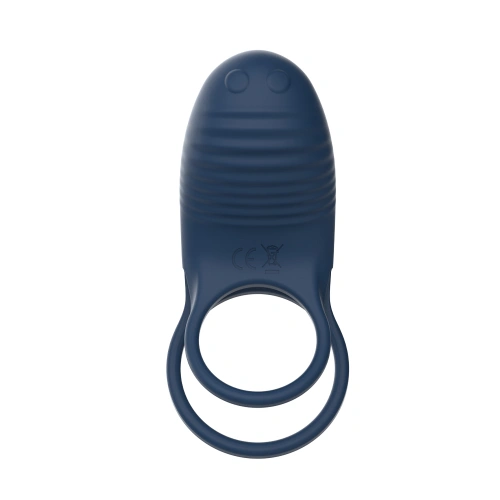 Презаредим вибриращ двоен пенис пръстен Ecstasy [3]