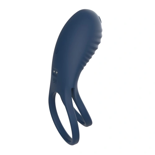 Презаредим вибриращ двоен пенис пръстен Ecstasy [1]