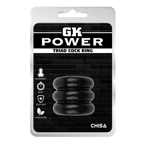 Троен пенис пръстен GK Power Triad [7]