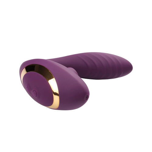 Засмукващ клиторен и вибриращ G-spot стимулатор Didi Double Orgasm лилав [7]