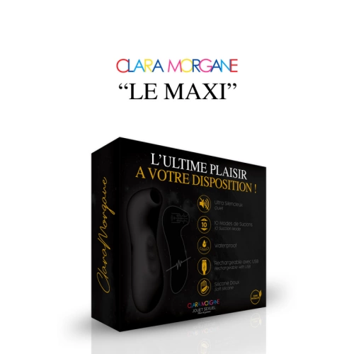Презаредим клитор стимулатор от силикон Le Maxi черен [7]