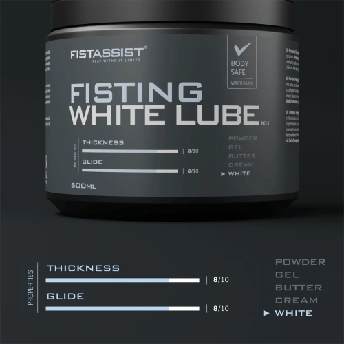 Бял фистинг лубрикант Fist Assist White Lube 500 мл [3]