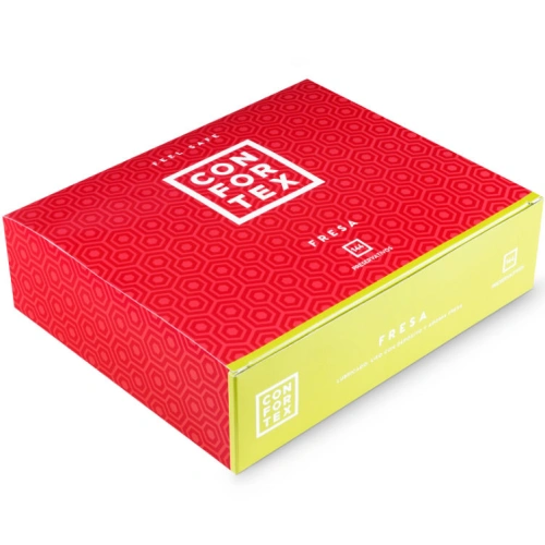 144 бр. Ароматни презервативи Confortex Fresa ягода [3]