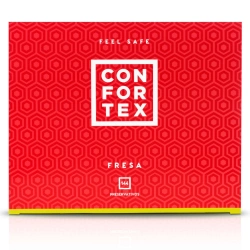 144 бр. Ароматни презервативи Confortex Fresa ягода