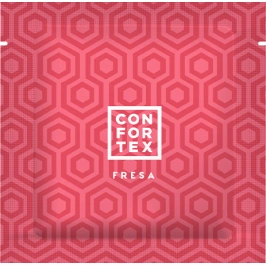 144 бр. Ароматни презервативи Confortex Fresa ягода [1]