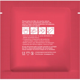 144 бр. Ароматни презервативи Confortex Fresa ягода [2]