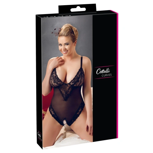 Мрежесто боди с отворено дъно Cottellii Curves [4]