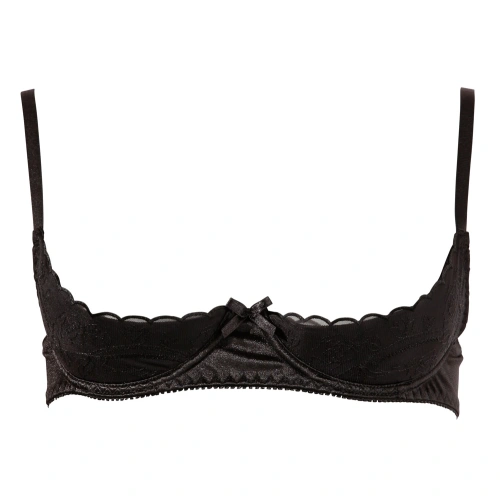 Еротичен изрязан сутиен Cotelli Shelf Bra